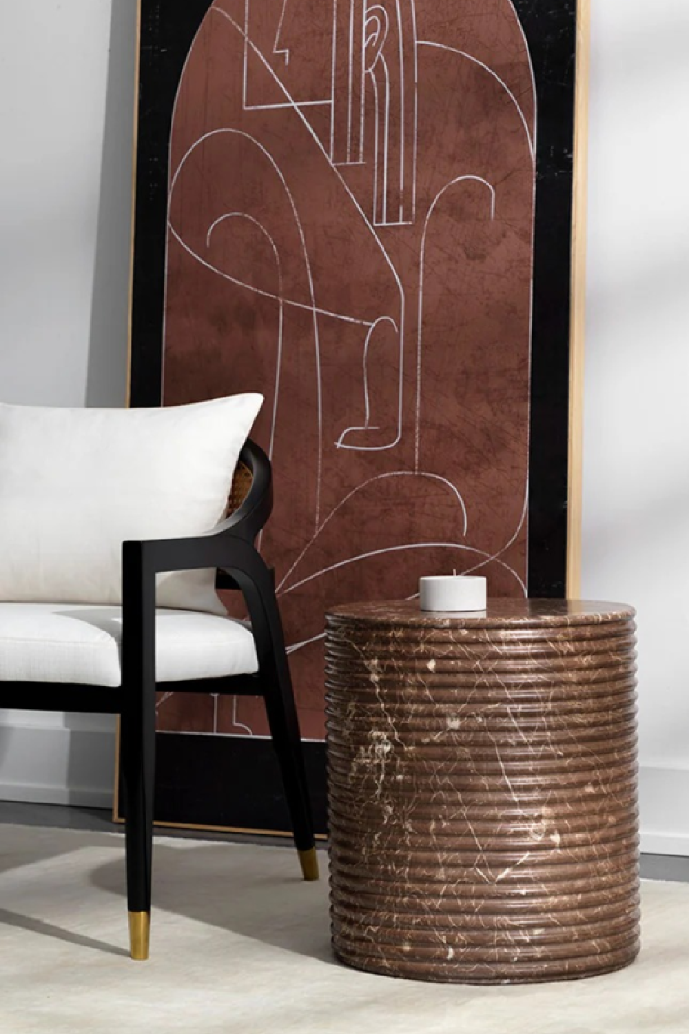   Modern European furniture - Mocha Concrete Indoor/Outdoor Stool - www.oroa.com | Oroa.com