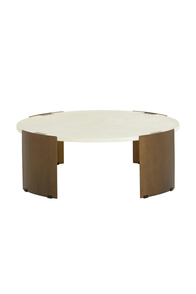Modern European furniture - Round Concrete Indoor/Outdoor Coffee Table - www.oroa.com