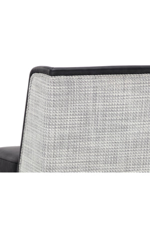   Modern European furniture - Black Leather Counter Stool - www.oroa.com | Oroa.com