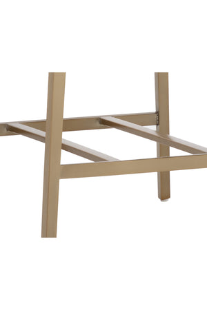 Modern European furniture - Leather-Look Channeled Arm Counter Stool - www.oroa.com