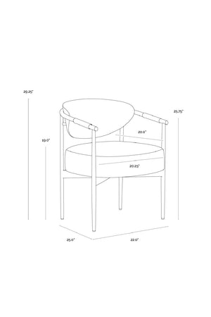 Modern European furniture - Leather Look Rope Dining Chair - www.oroa.com