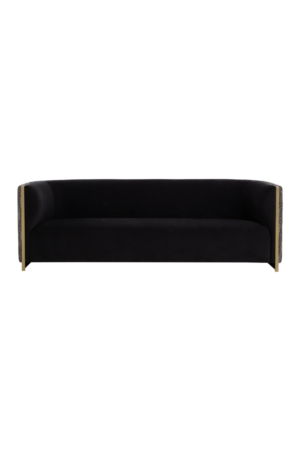 Modern European furniture - Gold Inlay Curved Sofa - www.oroa.com