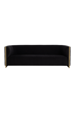 Modern European furniture - Gold Inlay Curved Sofa - www.oroa.com