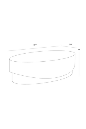   Modern European furniture - Gray Concrete Indoor/Outdoor Coffee Table - www.oroa.com | Oroa.com