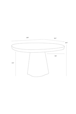  Modern European furniture - Sculptural Indoor/Outdoor Concrete Dining Table - www.oroa.com | Oroa.com