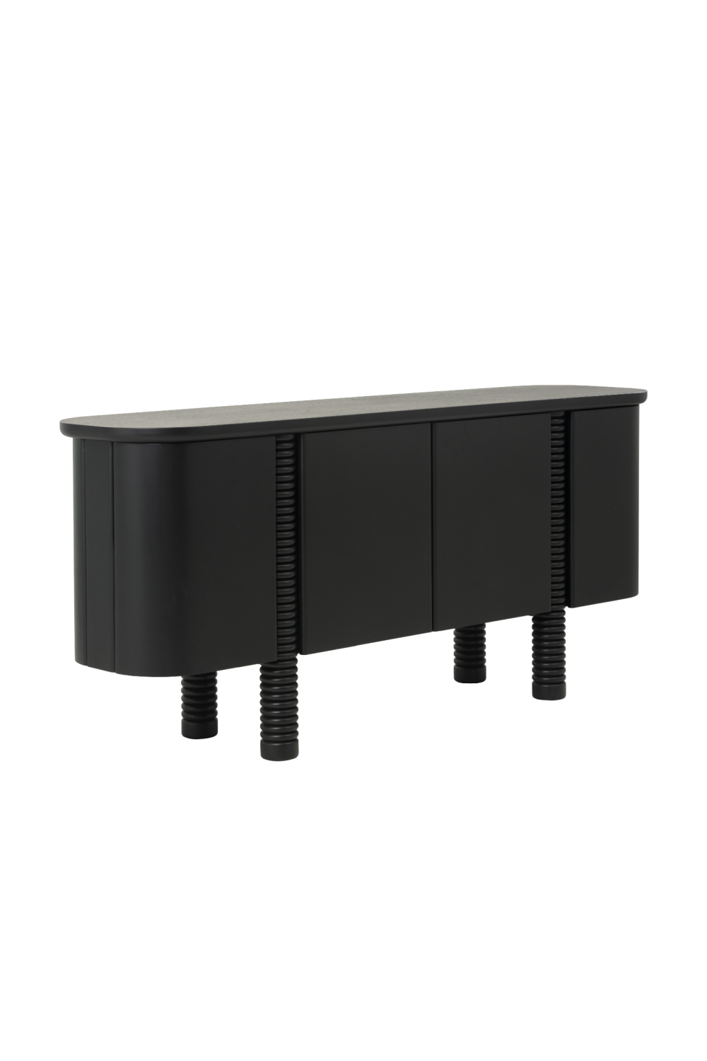   Modern European furniture - Black Oak 4-Door Sideboard - www.oroa.com | Oroa.com