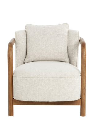   Modern European furniture - Curved Wood Frame Lounge Chair - www.oroa.com | Oroa.com