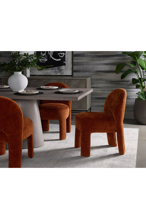   Modern European furniture - Ribbed Fabric Dining Chair - www.oroa.com | Oroa.com