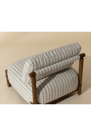   Modern European furniture - Stripe Pattern Lounge Chair - www.oroa.com | Oroa.com
