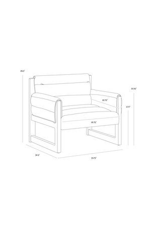 Modern European furniture - Tufted Black Leather Lounge Chair - www.oroa.com