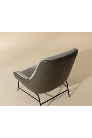 Modern European furniture - Leather Exterior Lounge Chair - www.oroa.com