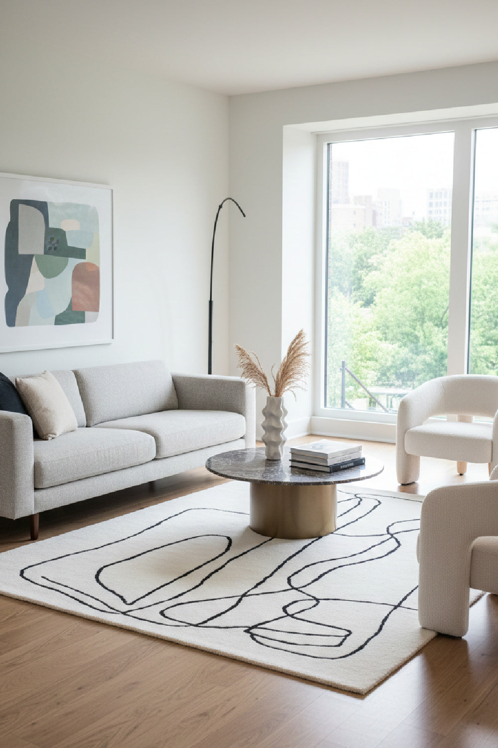 Organic Texture Wool Rug | Splendido Tilda | Oroa.com