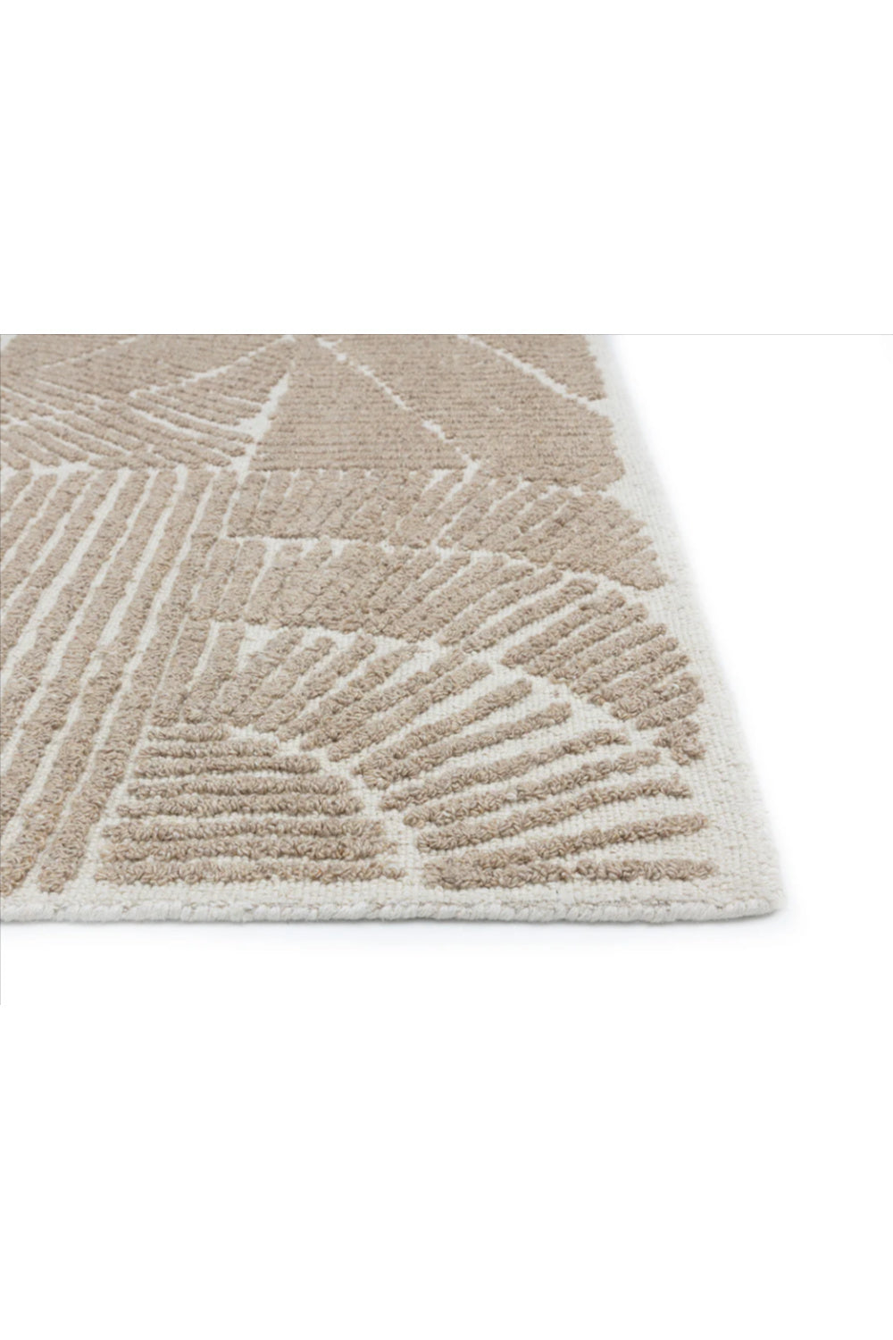 Taupe Wool-Viscose Area Rug | Splendido Corinthia | Oroa.com