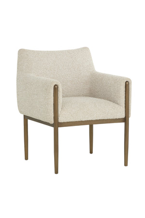   Bronze Legged Dining Armchair Modern European furniture - www.oroa.com | Oroa.com