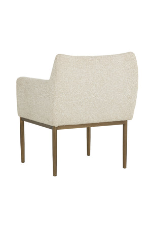   Bronze Legged Dining Armchair Modern European furniture - www.oroa.com | Oroa.com