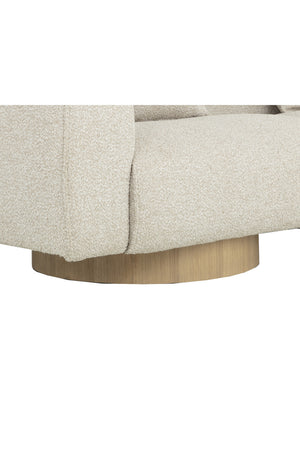   Modern European furniture - Round Oak Base Sofa - www.oroa.com | Oroa.com