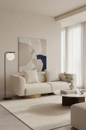   Modern European furniture - Round Oak Base Sofa - www.oroa.com | Oroa.com