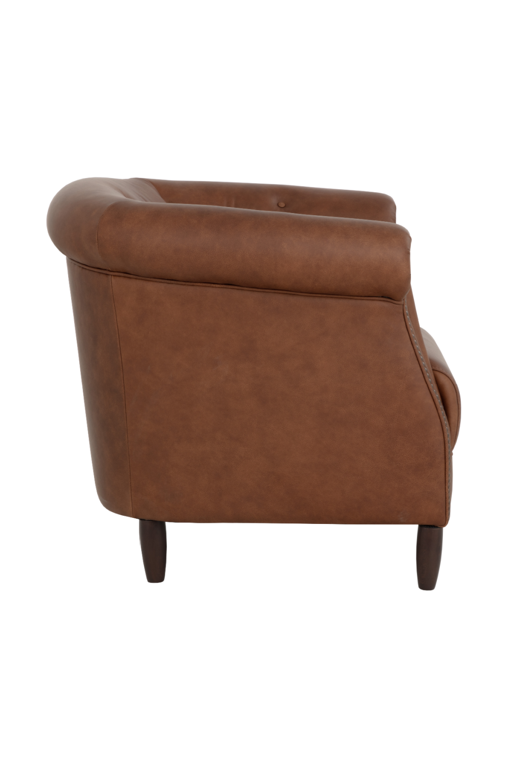 Modern European furniture - Leather Chesterfield Lounge Chair - www.oroa.com