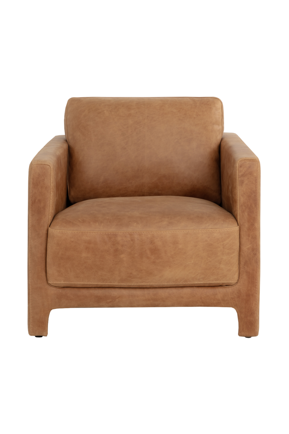 Modern European furniture - Bovine Leather Lounge Chair - www.oroa.com