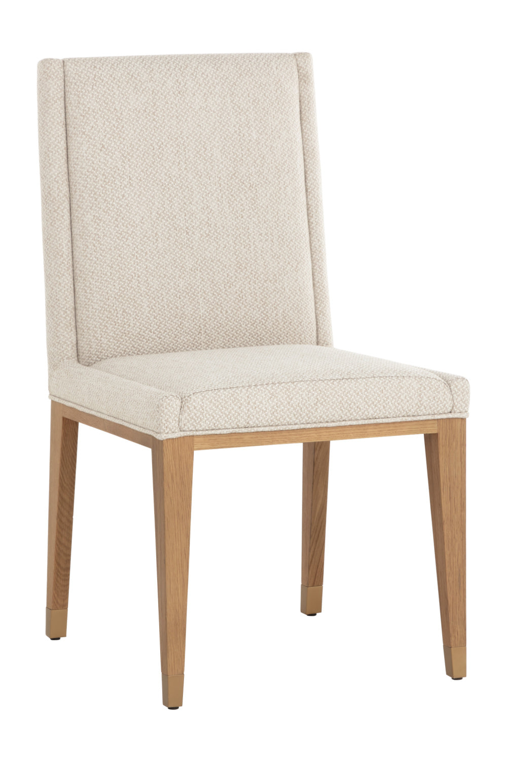  Modern European furniture - Rustic Oak Base Dining Chairs (2) - www.oroa.com | Oroa.com