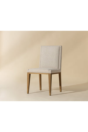   Modern European furniture - Rustic Oak Base Dining Chairs (2) - www.oroa.com | Oroa.com