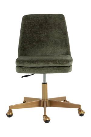   Modern European furniture - Matte Gold Base Office Chair - www.oroa.com | Oroa.com