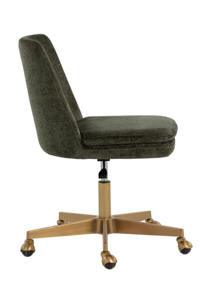   Modern European furniture - Matte Gold Base Office Chair - www.oroa.com | Oroa.com