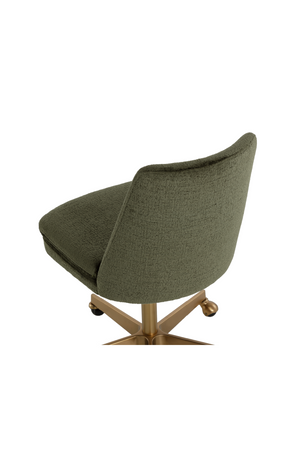   Modern European furniture - Matte Gold Base Office Chair - www.oroa.com | Oroa.com