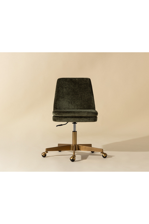   Modern European furniture - Matte Gold Base Office Chair - www.oroa.com | Oroa.com