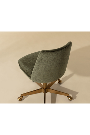   Modern European furniture - Matte Gold Base Office Chair - www.oroa.com | Oroa.com