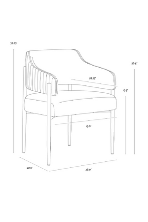 Modern European furniture - Cream Leather Dining Armchair - www.oroa.com