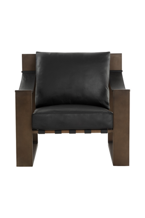   Modern European furniture - Leather Strapped Lounge Chair - www.oroa.com | Oroa.com