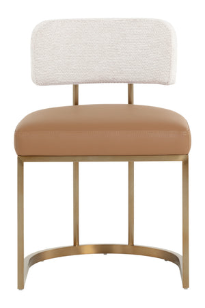 Modern European furniture - Two-Toned Cantilevered Dining Chair - www.oroa.com