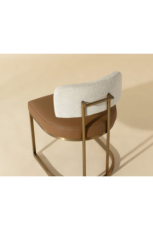 Modern European furniture - Two-Toned Cantilevered Dining Chair - www.oroa.com