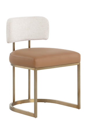 Modern European furniture - Two-Toned Cantilevered Dining Chair - www.oroa.com