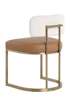 Modern European furniture - Two-Toned Cantilevered Dining Chair - www.oroa.com