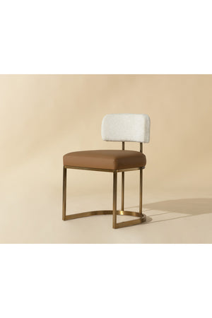Modern European furniture - Two-Toned Cantilevered Dining Chair - www.oroa.com
