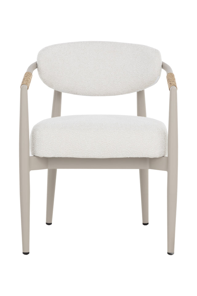 Modern European furniture - Sleek Indoor/Outdoor Wicker-Wrapped Dining Armchair - www.oroa.com