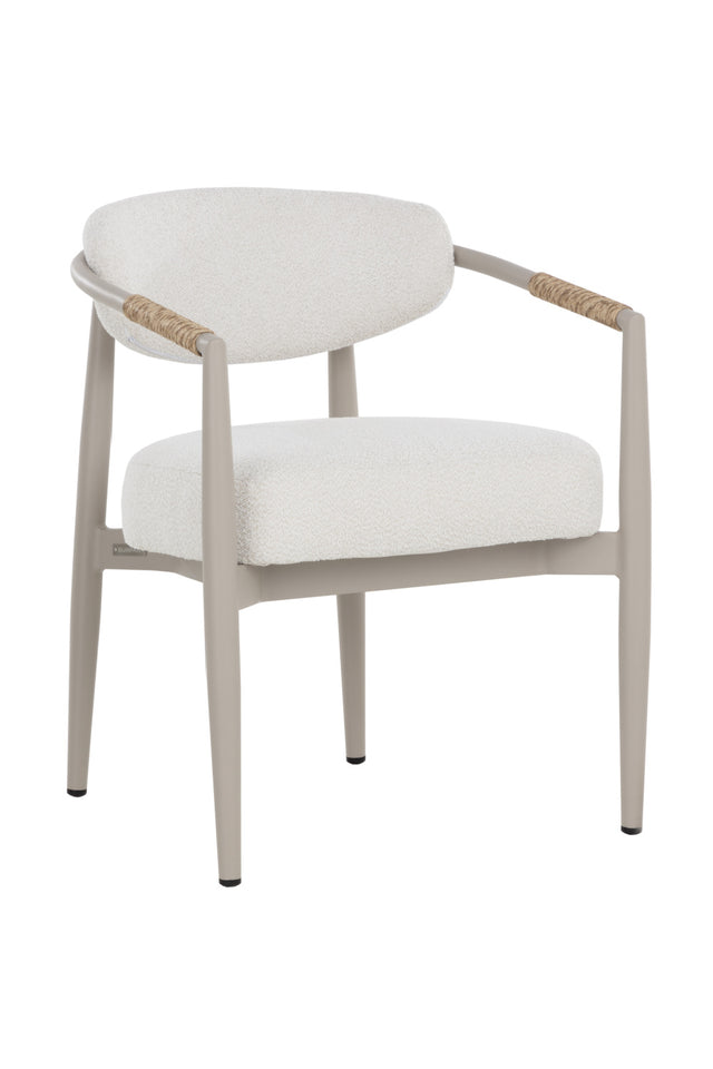 Modern European furniture - Sleek Indoor/Outdoor Wicker-Wrapped Dining Armchair - www.oroa.com