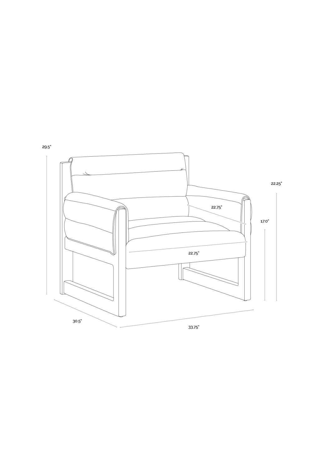 Modern European furniture - Tufted White Linen Lounge Chair - www.oroa.com