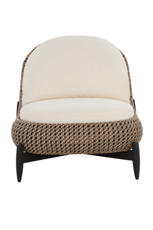   Modern European furniture - Padded Wicker Outdoor Lounge Chair - www.oroa.com | Oroa.com