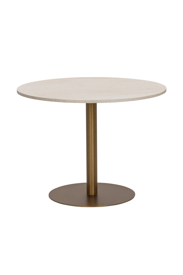Modern European furniture - White Marble Round Bistro Table - www.oroa.com