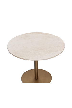   Modern European furniture - White Marble Round Bistro Table - www.oroa.com | Oroa.com