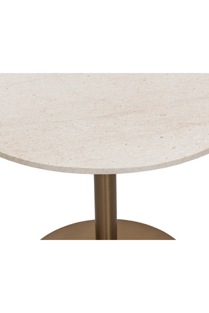   Modern European furniture - White Marble Round Bistro Table - www.oroa.com | Oroa.com