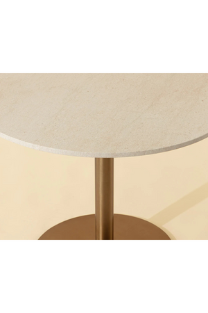   Modern European furniture - White Marble Round Bistro Table - www.oroa.com | Oroa.com