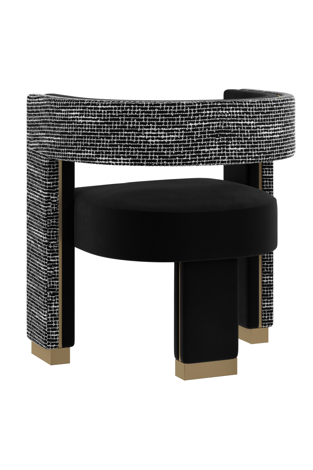   Modern European furniture - Curved 3-Legged Dining Chair - www.oroa.com | Oroa.com