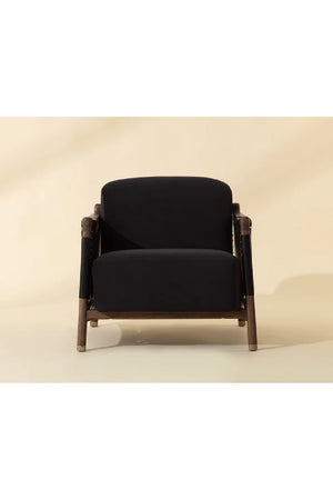 Modern European furniture - Solid Oak Framed Lounge Chair - www.oroa.com