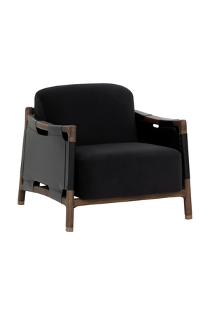 Modern European furniture - Solid Oak Framed Lounge Chair - www.oroa.com