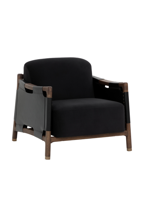 Modern European furniture - Solid Oak Framed Lounge Chair - www.oroa.com