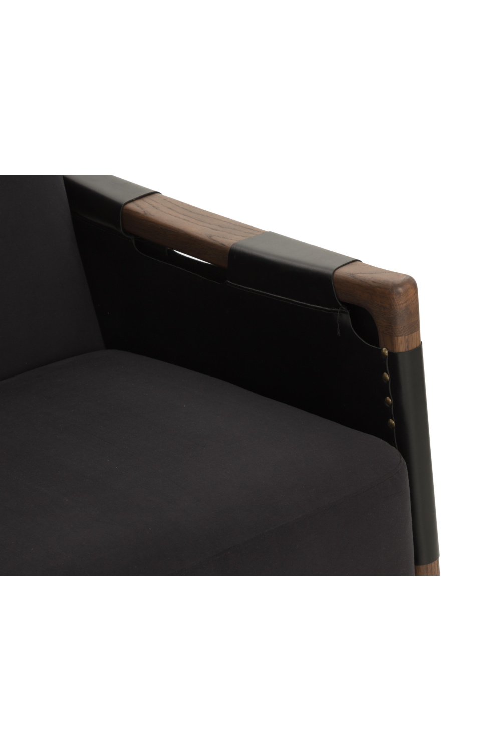 Modern European furniture - Solid Oak Framed Lounge Chair - www.oroa.com